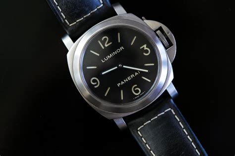 panerai 176 titanum l -series manual|titanium panerai luminor reviews.